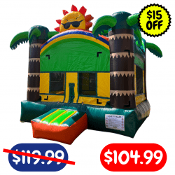 Palm Tree Bounce House 15' x 15'