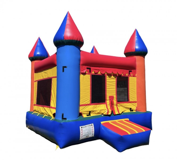 Red/Blue Castle Bounce House 13' x 13'