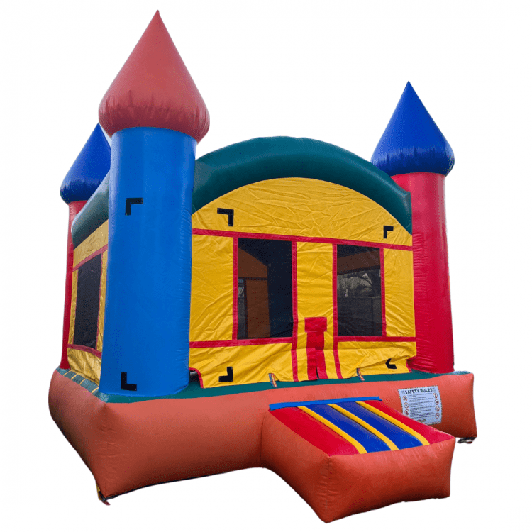 Multi-Color Castle Bounce House 13' x 13'