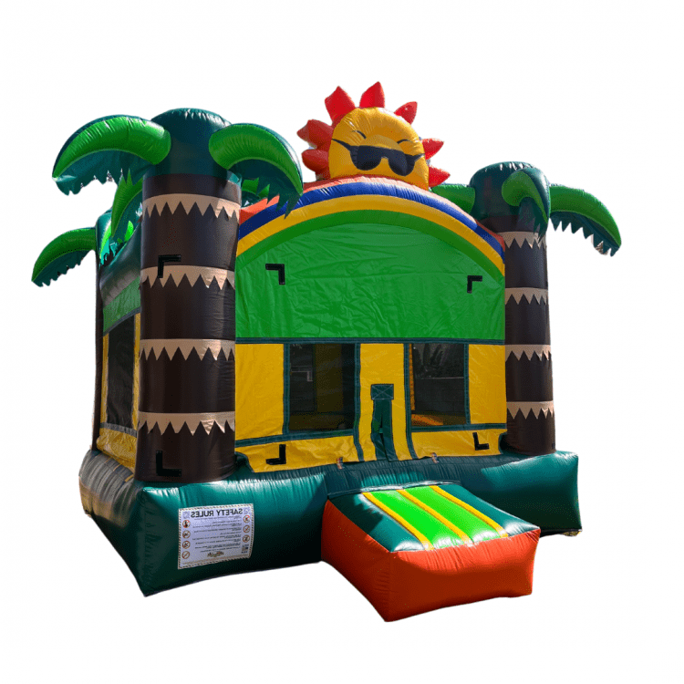 Palm Tree Bounce House 13' x 13'