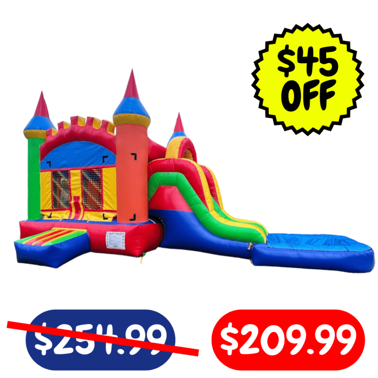 Large Castle Combo Jumper with Pool