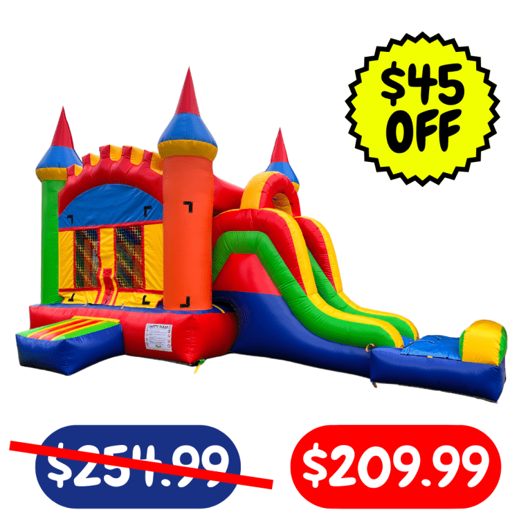 Large Castle Combo Jumper with Dry Slide