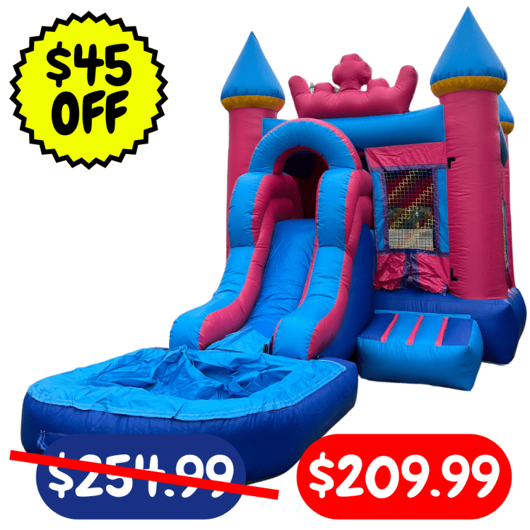 Pink Castle Combo Jumper with Pool