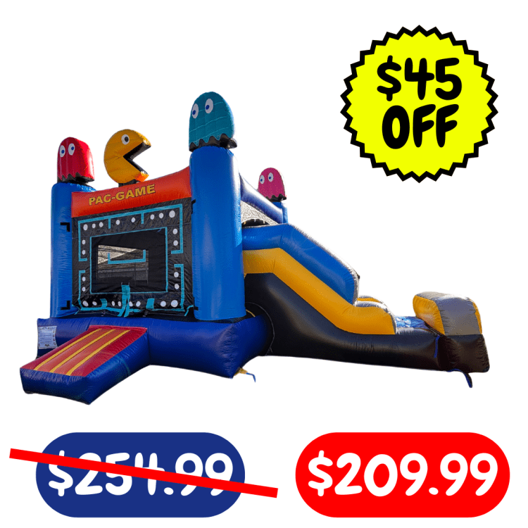 Pac-Man Themed Combo Jumper with Dry Slide