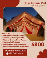 The Classic Veil Drapery Package